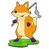 Renard pêcheur Pêche