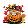 Cats Halloween Pumpkin Design