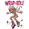 Cutie Roller Derby Mummy - Halloween