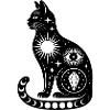 Cosmic Cat - Cool Astonomy Logo