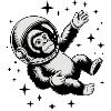 Ape in Space - Cool Astonomy Logo
