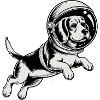 Beagle dans l'espace - Logo d'Astonomy