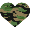 Camouflage Herz Design