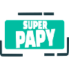 Super Opa bunte Illustration