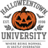 Halloweentown University - Halloween Design Motif