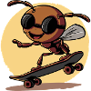 Ska Ant with Sunglasses