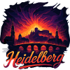 Heidelberg city silhouette magnificent gift