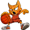 Cats Basketball Player / Basketball Cat