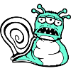 snail alien monster Halloween extraterrestrial