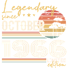 October 1966 Gift - Awesome Since October 1966