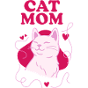 Cat Mom Pink
