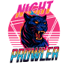 Night Prawler Retro Panther Design