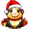 Cochons d'Inde de Noël