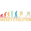 Hockey Evolution Silhouette Design