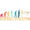 Baseball Evolution Illustration