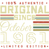 Legendary Since October 1961 | October 1961