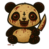 Bloody Darling Halloween Panda