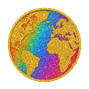 Glitter Terra Mondo Glitter Oro Paillettes