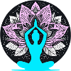 Meditative Yoga Lotus Design
