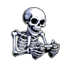 Funny Video Game Halloween Skeleton Gamer Costume