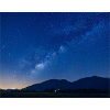 Starry Sky Night Mountain