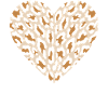 Leopard heart for animal lovers