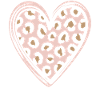Leopard Pattern Heart Design