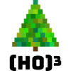 Pixelated Christmas Tree Illustration