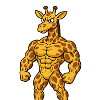 The somewhat different giraffe