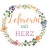 Lehrerin mit Herz -Blumen-Kranz-personalisiert