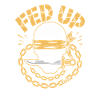 Rebellious Pirate Skull with Gold Chain