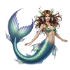 Sea nymph with scaly fin