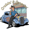Retro Drive-In Rockabilly Design