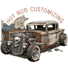 Rustic Hot Rod Customization Design