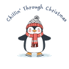 Chillin' Through Christmas – cute penguin winter