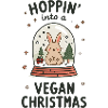 Bunny Snow Globe – Hoppin' Vegan Christmas