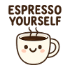 Cute Kawaii Coffee Mug Design