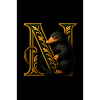 N – Magisches Ornament mit Maulwurf