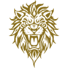 Elegant Lion Head Tribal Design