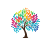 Lebensbaum im Regenbogendesign