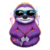 Sleepyhead Lazy Chilling Relaxing Sloth