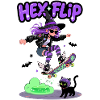 Hex Flip Witch Skateboard Design