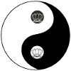 Tao Yin Yang Lotus Motif