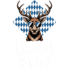 Elch Bayerischer Hirsch Sonnenbrille Basst Scho