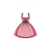 Bayern Volksfest Ersatz Dirndl Spruch