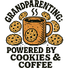 Grandparenting Coffee Cookie Illustration