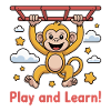Cheerful Monkey Playground Design