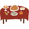 Thanksgiving Feast Illustration