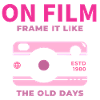 Retro Camera Motif Design