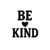 Be Kind Handlettering Heart | Positive Message